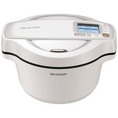 샤프 물 없음 자동 조리 냄비 1.6 L 화이트계 SHARP 헬시오 핫 쿡 KN-HW16F-W, 1개