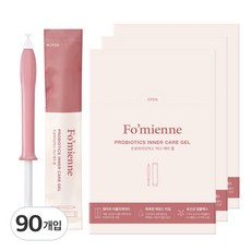 포미엔느 프로바이오틱스 이너 케어젤, 54g, 3개