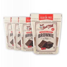 Bob's Red Mill 글루텐프리 브라우니 믹스 4봉, 4개, 595g