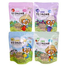 뽀로로 한입 크리스피롤 4종세트, 1세트, 240g, 4종혼합
