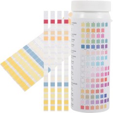 LIOOBO 100pcs 수질 검사 스트립 가정용 음용수 검사지, LIOOBO 100pcs 수질 검사 스트립 가정용 음용