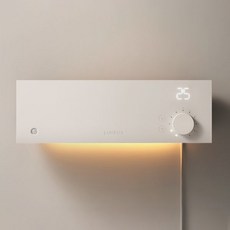 루메나 벽걸이 온풍기, 크림화이트, WARMER FRAME