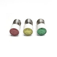 메카 LED꼬마전구 파일롯트 스크류타입 6.3V, 10개, 녹색