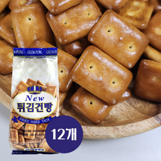 금풍제과 New 튀김건빵 영양간식 부모님간식 탕비실 튀긴건빵 주전부리, 240g, 12개