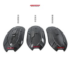 GOWORKS 碳纖維熱壓土除 碳纖維高強度後土除 鍛造紋後土除 擋泥板 後土除, 1個, 亮面3K斜紋