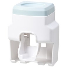 【無品牌】-擠牙膏器北歐色牙膏架免打孔壁掛牙刷掛架掛牆式自動擠牙膏器, 1個, 藍色:無尺寸