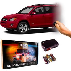 MPC 원격 시동기 20092012년 토요타 RAV4 호환 | 가스 |시작 버튼 공장 키 포브 활성화 사전 로드된 펌웨어, Gas - Push-to-Start, Uses Existing Factory Fobs to