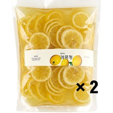 레몬듬뿍 수제 레몬청 허밍테이블 홈카페, 2kg, 1개입, 2개
