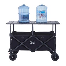 노점용 좌판 웨건 와곤 운반 카트 지붕 천막 캐리어 왜건 핑크폴핑크 이동식 테이블천장, A. 블랙카 세트