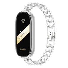 미밴드 10 9 8 여성용 워치줄샤오미 스마트밴드 스트랩손목밴드7 6 5 소형, 04 Transparent Silver, 03 Mi Band 10 9 8