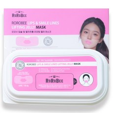 로로스키니 하이드로겔 팔자 & 입술 주름패치 콜라겐 리프팅 마스크팩 데일리 1일1팩, 1개, 30개입