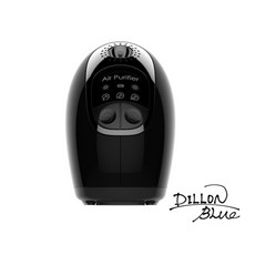 DILLON Blue 空氣清淨器 隨身淨化機, （桌上型）負離子1.6億臭氧雙效_尊爵黑