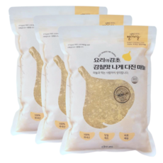 25년 국산 다진마늘 꼭지제거 간마늘 당일제조, 3개, 1kg