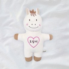 자연생각 아기 말띠 태명 애착인형, 말 M(아이보리), 기본타입, 기본포장, 1개