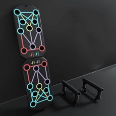 가정용 접이식 푸시업 보조기 헬스소품 복근 가슴 운동 홈트레이닝 멀티 운동기구 han+962pW