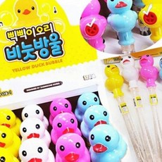 오리 비눗방울 삑삑 동물 어린이 야외 놀이 버블 불기 12개, 1개, 상세페이지 참조