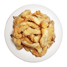 오징어 튀김 1kg /간식 통살 오징어 가라아게 튀김 분식 안주 냉동 간편 식품 제수용, 1개