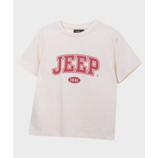 지프 JEEP JEEPKIDS 아치 빅로고 반팔 티셔츠 KR5TSU183IV 458460