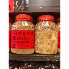 三角湧徐媽媽醬菜茶-綜合賣場 (豆腐乳、辣椒、油蔥、菜脯、蒜頭、麻油) 道地台灣風味，古法手工製作，安心美味, 客家油蔥450g(豬油), 1個