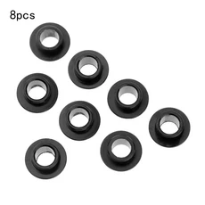 [호환] 알루미늄 합금 스포츠 베어링 스페이서 부싱 스케이트보드 스쿠터 롤러 인라인 휠 내경 8mm 5 색, 03 Black