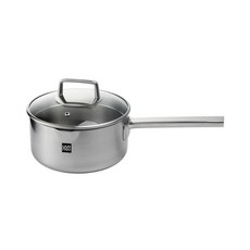 HUOHOU 복합 스틸 밀크팬 편수냄비 HU0170, 실버, 18cm, 1개
