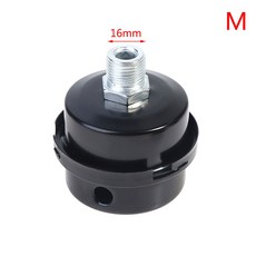 금속 공기 압축기 흡기 필터 소음 머플러 소음기 16MM 20MM 인치 스레드 M12, M, 1개