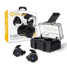 EARMOR M20T PRO 업그레이드 전자 사격 귀 보호 NRR 30dB 블루투스 5.4 소음 제거 및 사운드 증폭 총기 범위를 위한 전술 청력 보호 방수 방풍