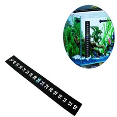 신생아 목욕 물고기 어항 온도 측정 스티커 수중 센서도측 붙이는, 1개