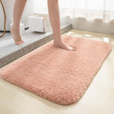 라라홀릭 빨아쓰는 두꺼운 욕실 발매트, 트루핑크