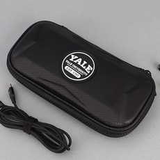 예일 카본 EVA 파우치 입체로고 전체적인 입체감있는 엠보싱 디자인 하드케이스, 블랙