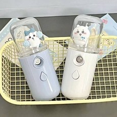 미스트기 나노 스프레이 얼굴 보습 수분공급기 휴대용 미니 각질제거 가정용 피부관리, 블루 팔 분무기 1개, 단일 모델