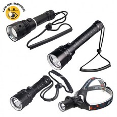 LED 충전식 수중 방수 전등 손전등 헤드랜턴 랜턴 후레쉬, 선택4)K8755방수헤드랜턴