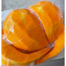 [진공포장] 간편하게 먹는 생 호박(채 깍뚝썰기 반달모양) 손질 늙은호박, 1개, 2. 반달모양(1kg)