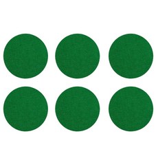 카스테코 6/12 팩 자체 접착 에어 하키 망치 펠트 패드 녹색 94mm, green-6 pack