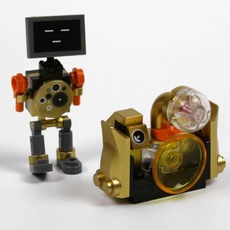 가져유 로봇 만들기 미니블럭 블록 조립 장난감 어린이집 교구 완구 어린이 크리스마스 선물 합체로봇 로보트, 단품