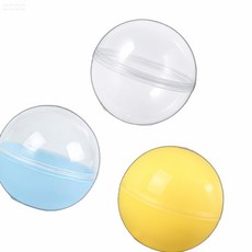 투명 가챠 뽑기 캡슐 60mm 20개 플라스틱공 소품케이스, 1개, 상세페이지 기재