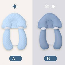 베이비 허리 신생아 역류방지쿠션, 블루