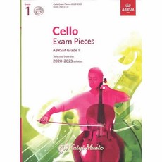 凱翊︱ABRSM 2020-2023大提琴檢定考試指定曲附CD 第一級 Cello Exam G1