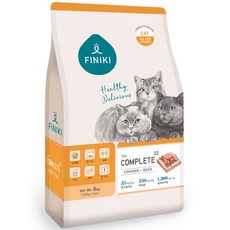 피니키 The COMPLETE 32 고양이사료, 1개, 6kg, 닭+오리