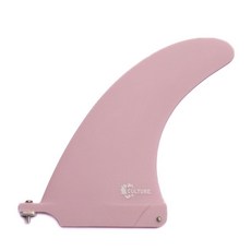 Culture Supply Hand-Craft 유리 섬유 싱글 서프보드 핀 - 5가지 사이즈 | 6가지 색상 (라벤더 16.5cm(6.5인치)), 라벤더