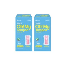 화이트 생리대 탐폰 오마이탐폰 순면 레귤러 8p X 2팩, 8개입, 2박스
