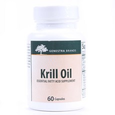 GENESTRA BRANDS 磷蝦油無麩質無糖膠囊, 1罐, 60顆