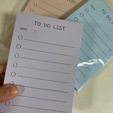 Fion 6色 道林紙80磅 待辦事項清單 糊頭便條本/便條紙/上膠本/手寫本 (100張), 紫色, 1個