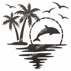 ST-CU1-0496型染版(Stencil)-蝶古巴特diy-簍空模板-塗鴉模版-繪畫模版, 1個, ST-CU1-0496