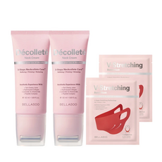 벨라수 데콜테 넥크림 2입 +V 스트레칭 밴드마스크, 1개