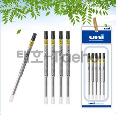 유니 스타일핏트 중성심 리필 UMR-109-38 0.38mm, 1개, 0.38mm 흑색 5개