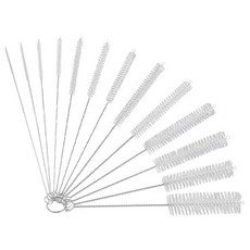 하프문 멀티 스텐 빨대 세척솔 13종, 화이트, 2세트
