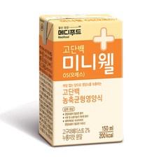 메디푸드 고단백 농축균형영양식 미니웰 OS(150ml 24개입) 고구마맛(누룽지페이스트함유), 24개