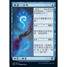 魔法風雲會 AFR 081/281 U 職業：法師 附贈指示物, 中文
