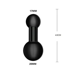 더블 볼 마운트 어댑터 1인치25mm/17mm/20mm로 변환 복합 확장 표준 듀얼 소켓 액세서리, 08 17mm to 20mm